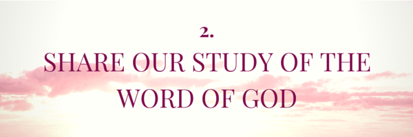 Share our study of the word of god