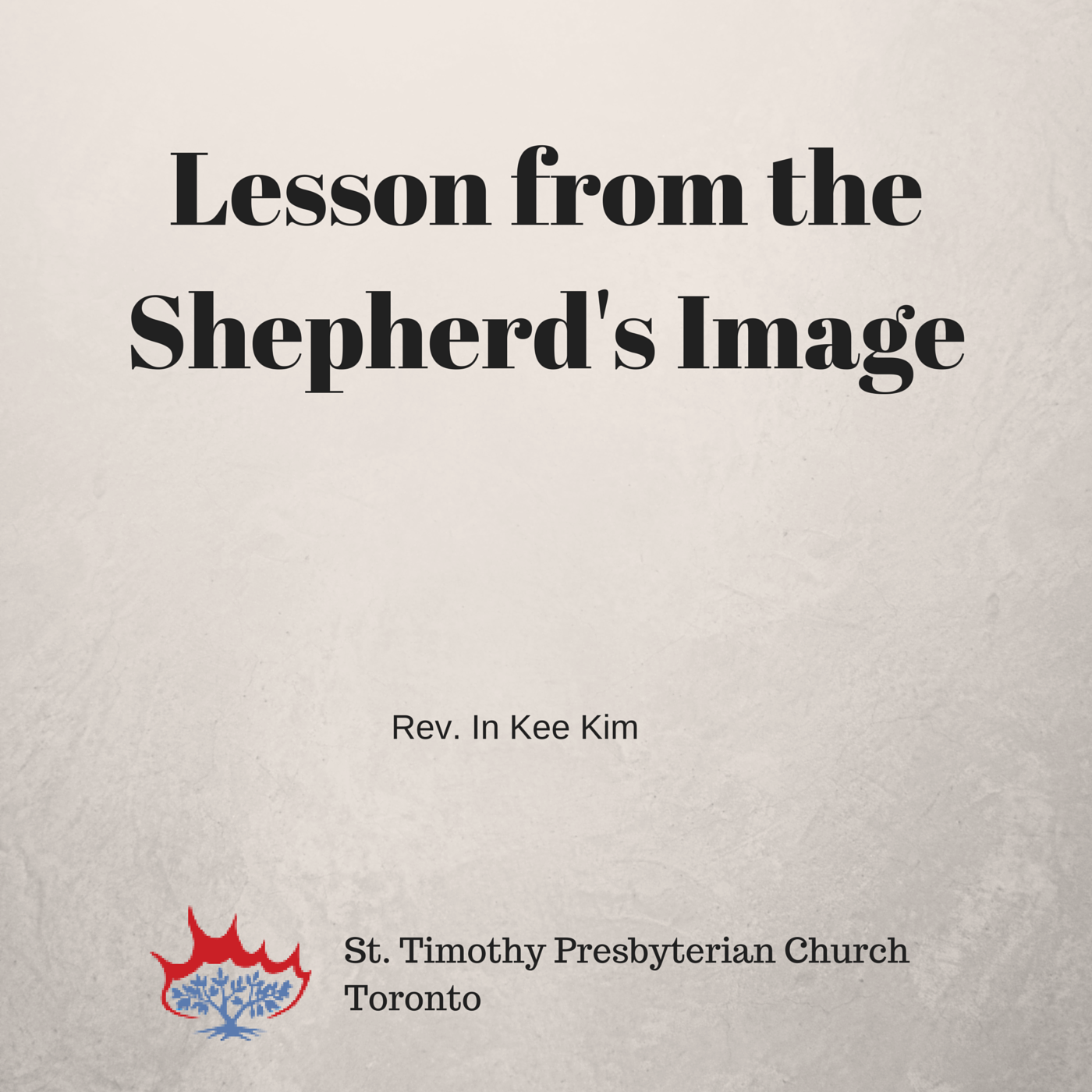 St Timothy Presbyterian Church in Toronto: Sermons