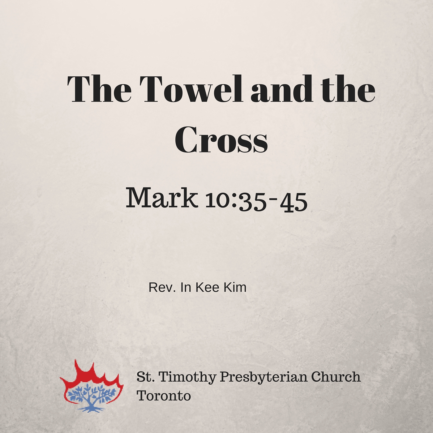 St Timothy Presbyterian Church in Toronto: Sermons