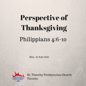 Perspective of Thanksgiving