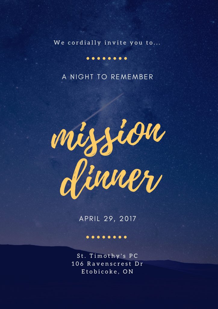 mission dinner