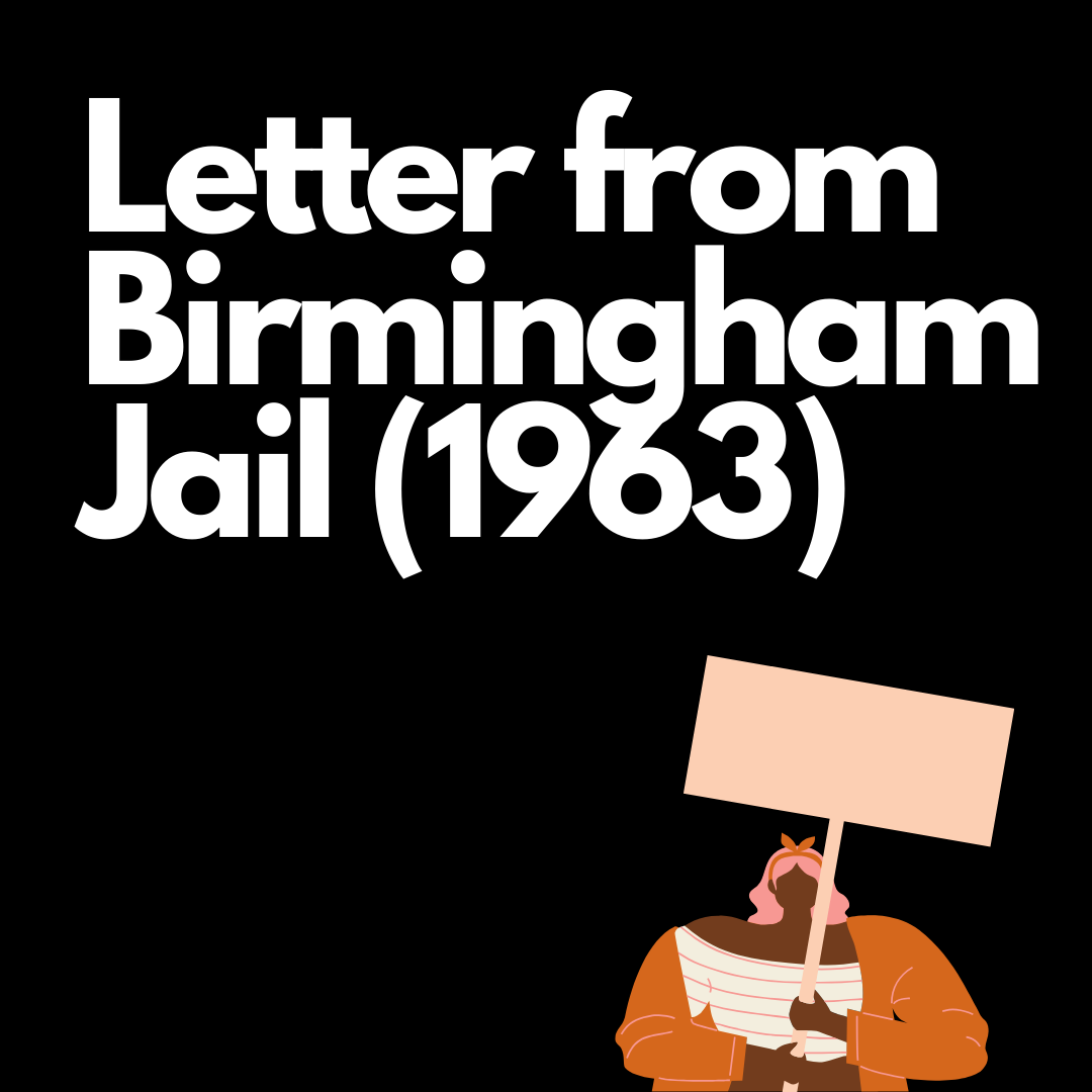 Letter From Birmingham Jail 1963 St Timothy Presbyterian Church