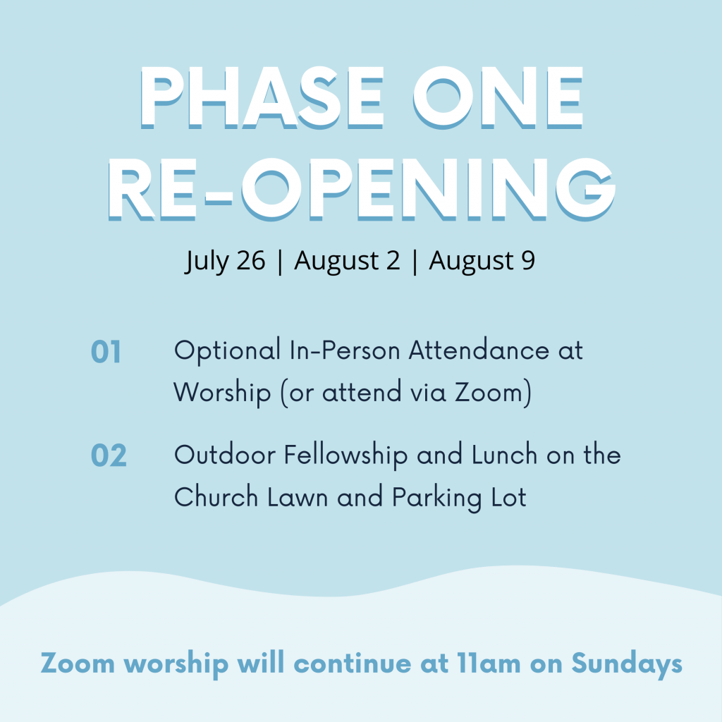 This image has an empty alt attribute; its file name is July26August2August9OptionalIn-PersonAttendanceatWorshiporattendviaZoomOutdoorFellowshipandLunchontheChurchLawnandParkingLotZoomworshipwillcontinueat11amonSundays.-1024x1024.png