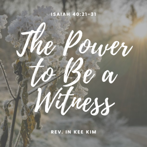 The Power to Be a Witness