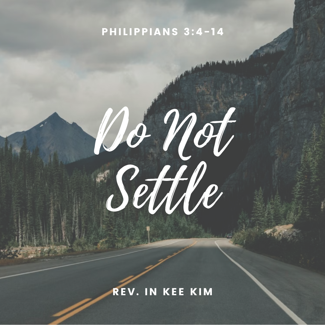 Do Not Settle